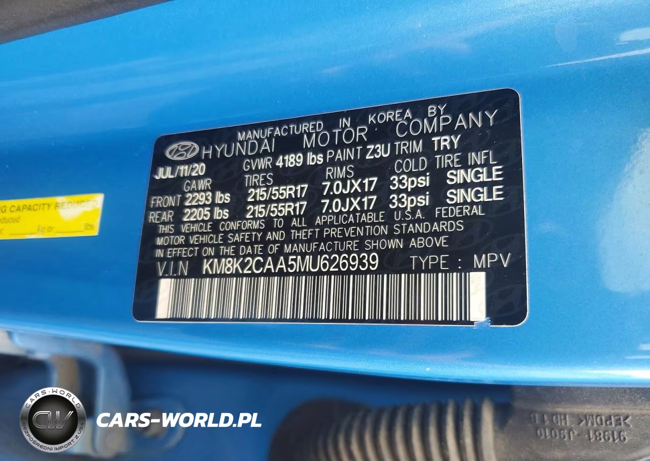 2021 Hyundai Kona Sel VIN:KM8K2CAA5MU626939 - 13