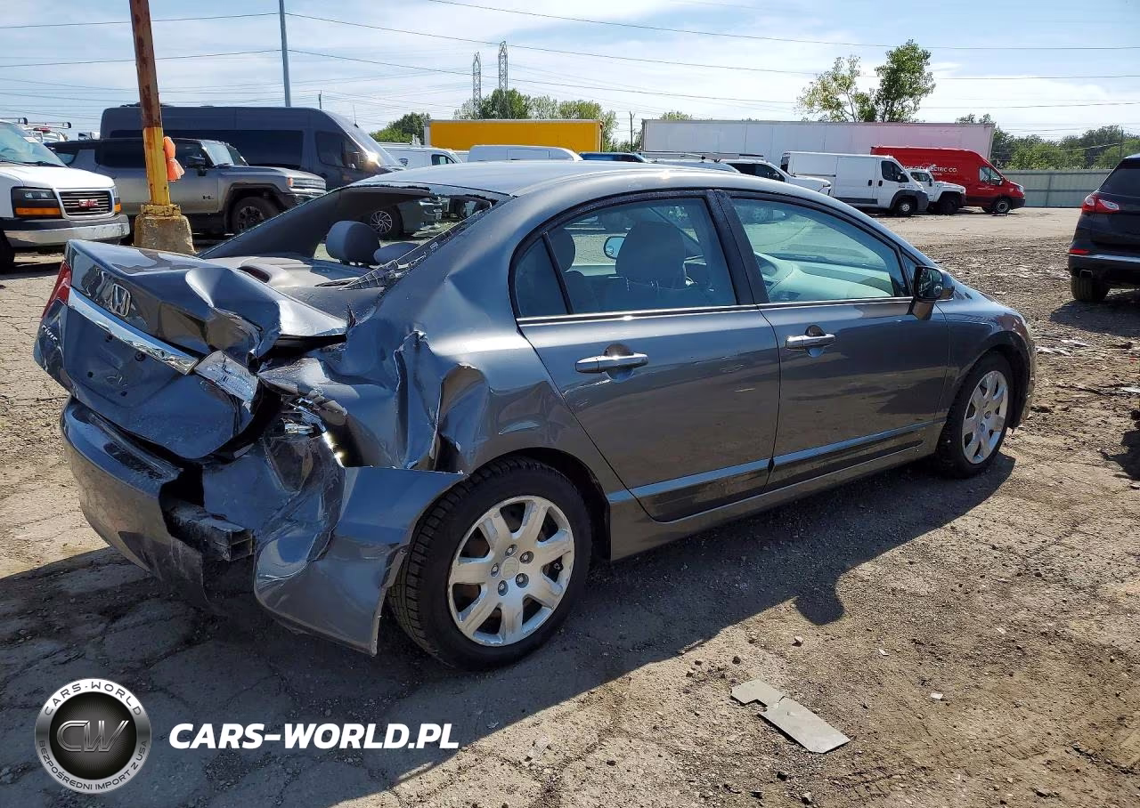 2011 Honda Civic Lx VIN:19XFA1F56BE004581 - 3