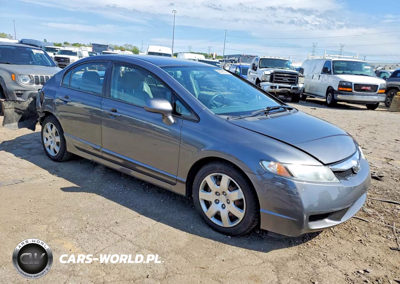 2011 Honda Civic Lx VIN:19XFA1F56BE004581 - 4