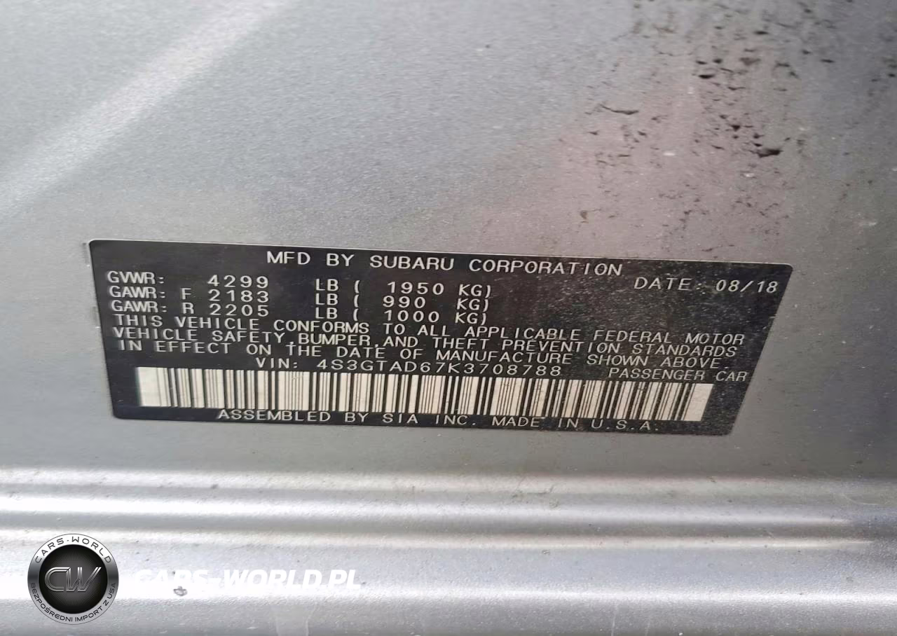2019 Subaru Impreza Premium VIN:4S3GTAD67K3708788 - 12