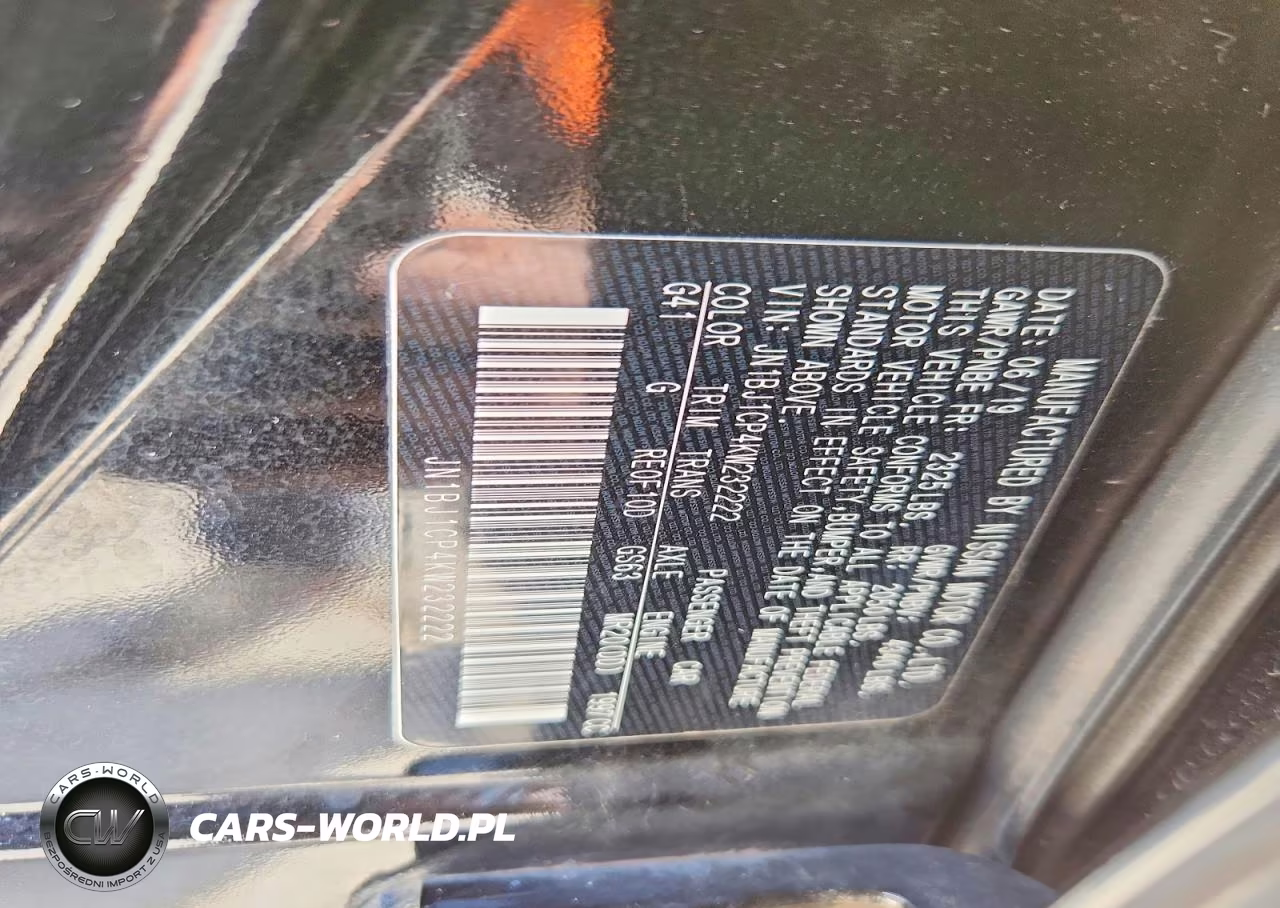 2019 Nissan Rogue Sport S VIN:JN1BJ1CP4KW232222 - 13