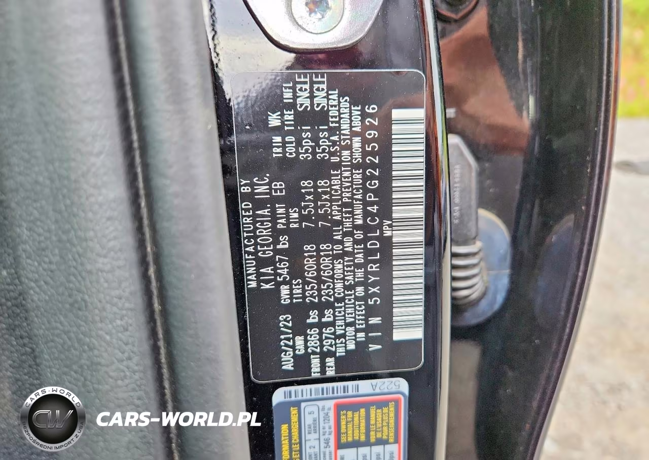 2023 Kia Sorento S VIN:5XYRLDLC4PG225926 - 12