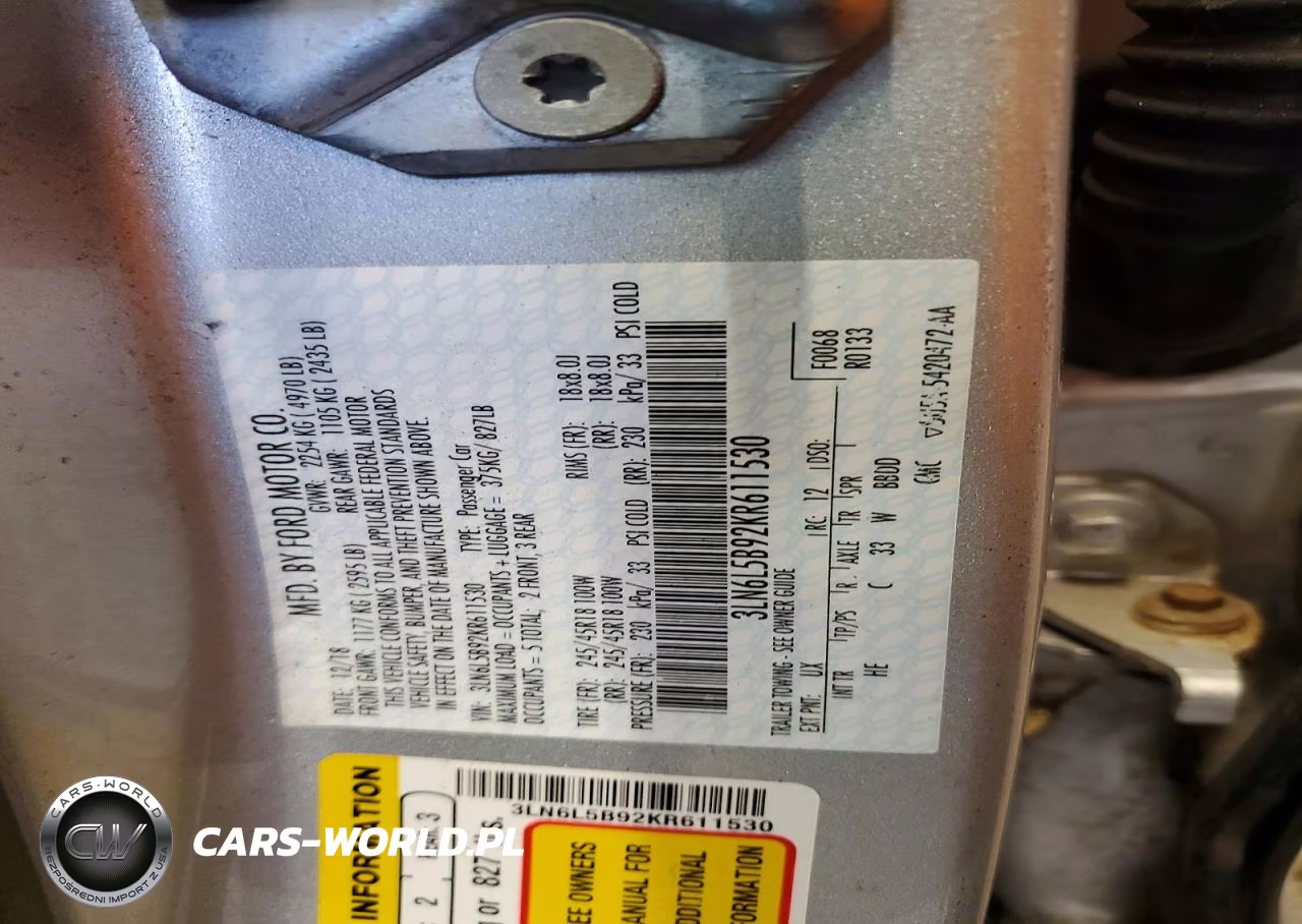 2019 Lincoln Mkz VIN:3LN6L5B92KR611530 - 12
