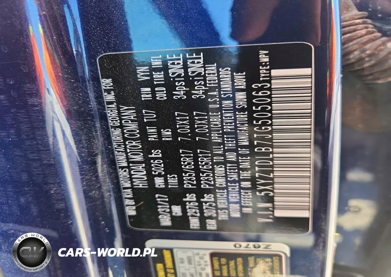 2018 Hyundai Santa Fe Sport 2.4L VIN:5XYZTDLB7JG505063 - 12