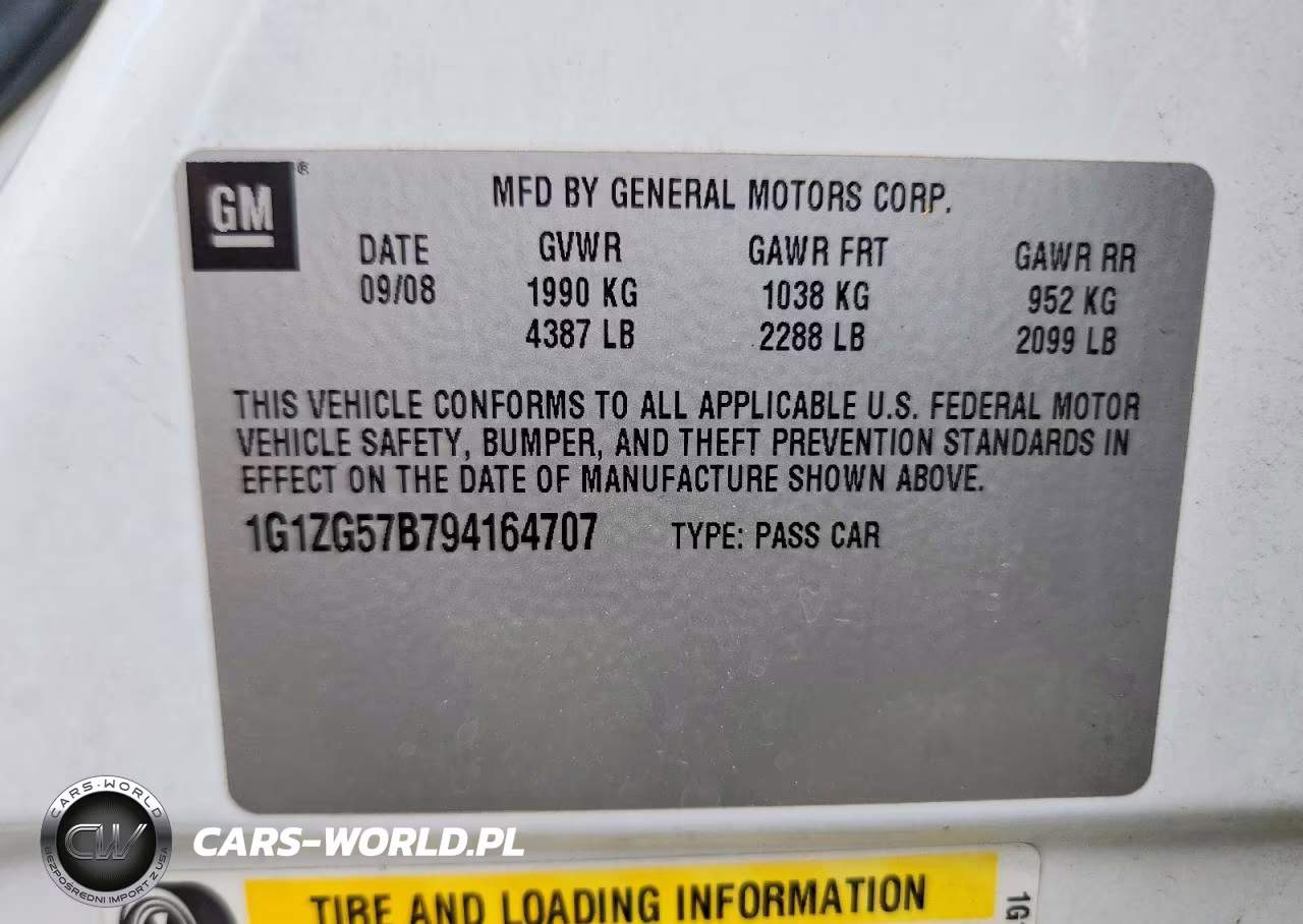 2009 Chevrolet Malibu Ls VIN:1G1ZG57B794164707 - 12
