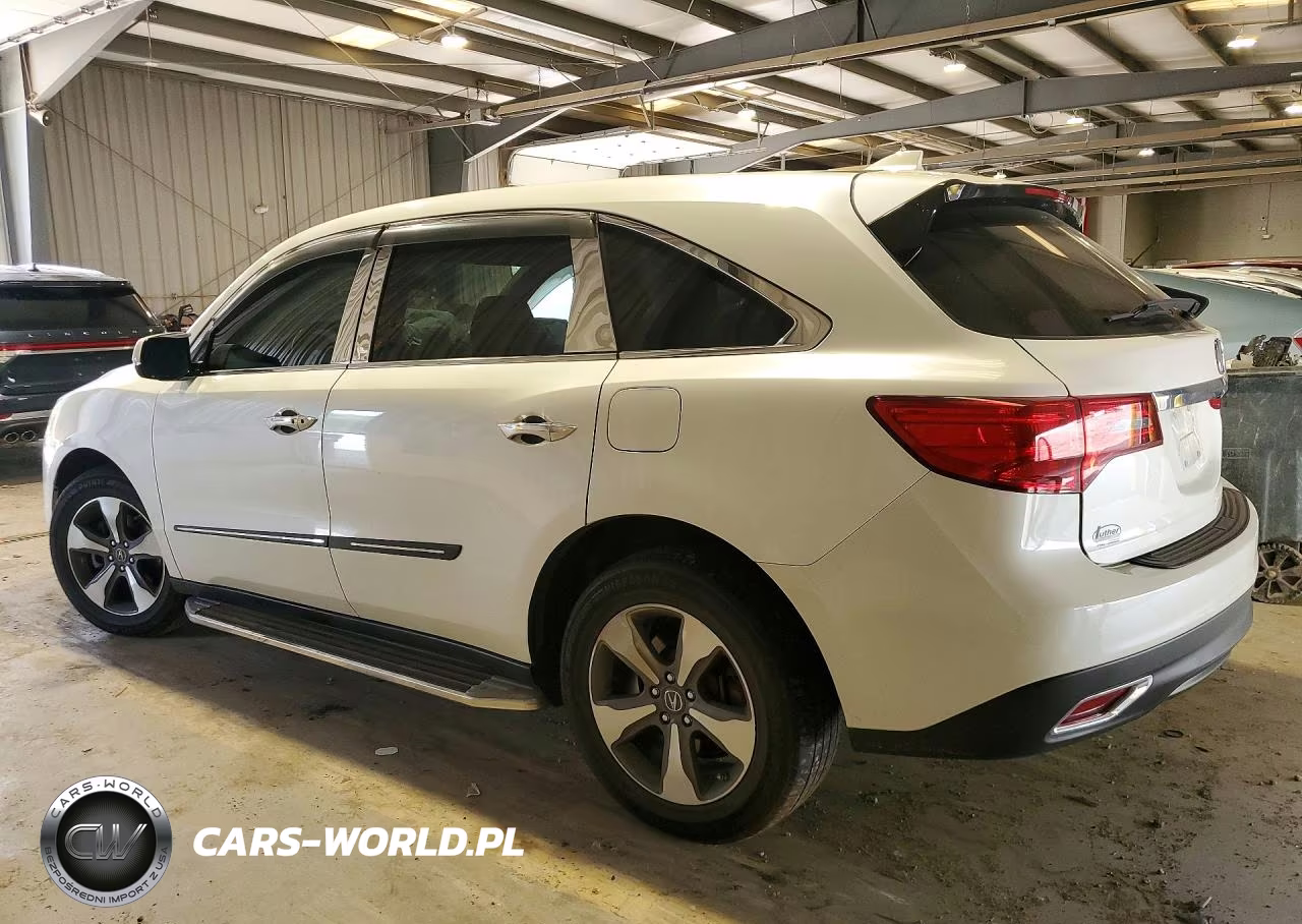 2016 Acura Mdx VIN:5FRYD4H29GB023193 - 2