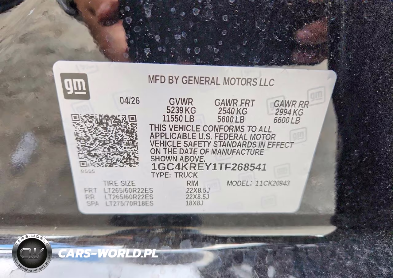 2026 Chevrolet Silverado K2500 High Country VIN:1GC4KREY1TF268541 - 12