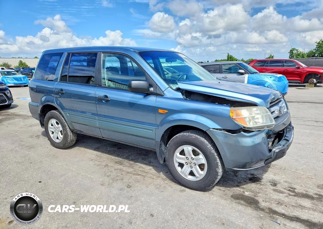 2006 Honda Pilot Lx VIN:5FNYF18156B002776 - 4