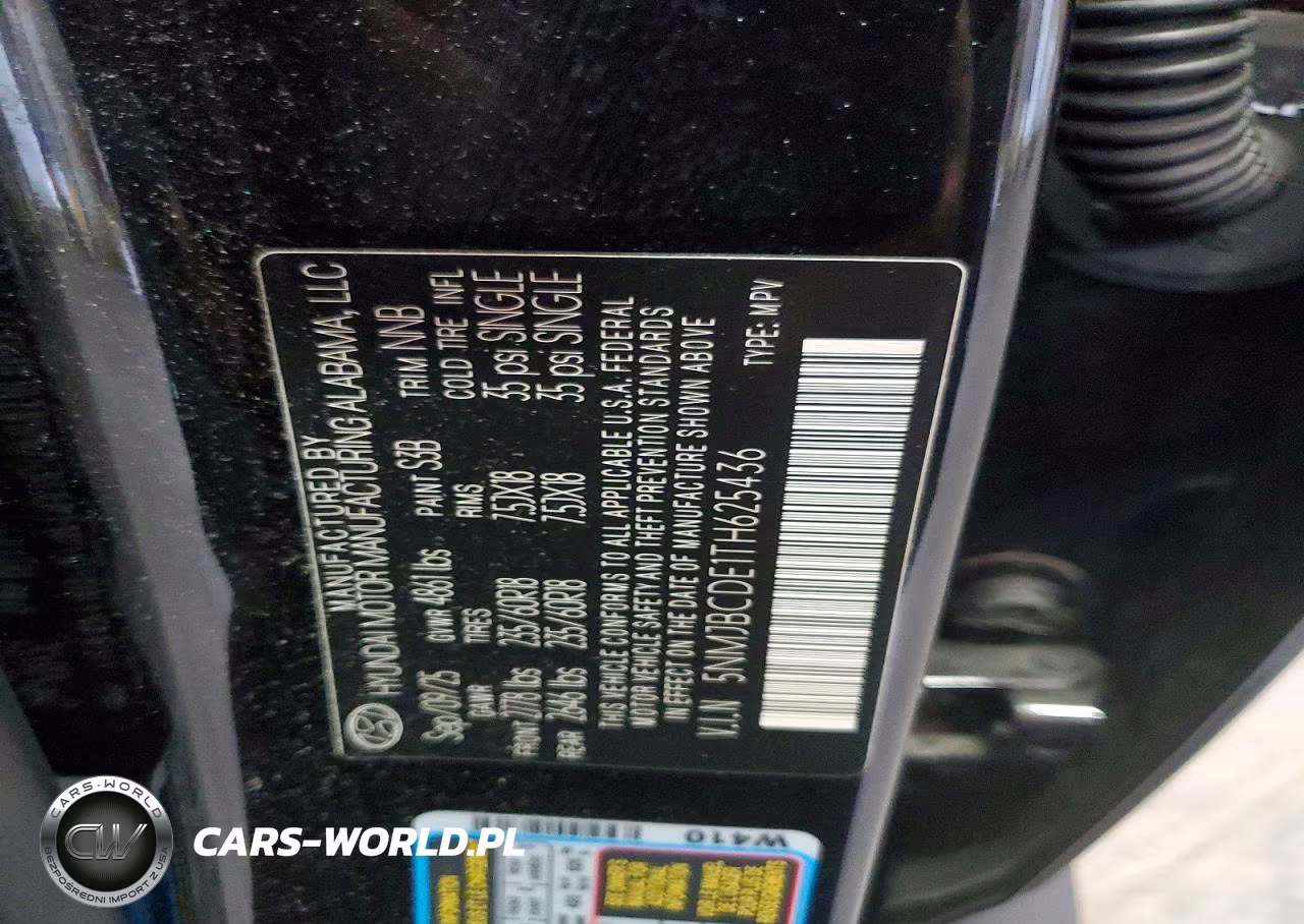 2026 Hyundai Tucson Sel VIN:5NMJBCDE1TH625436 - 13