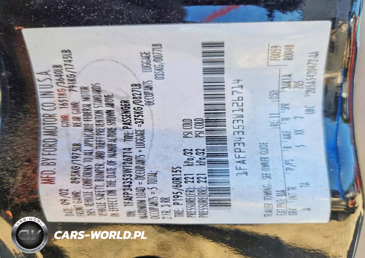 2003 Ford Focus Se Comfort VIN:1FAFP34353W126714 - 12