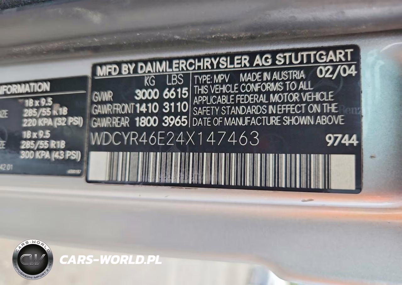 2004 Mercedes-Benz G 55 Amg VIN:WDCYR46E24X147463 - 13