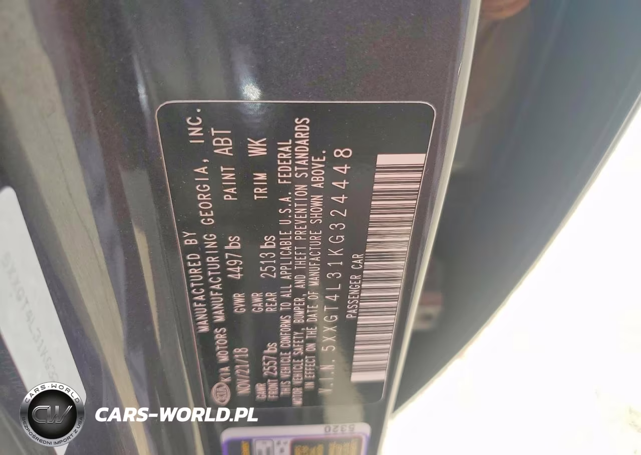 2019 Kia Optima S VIN:5XXGT4L31KG324448 - 12
