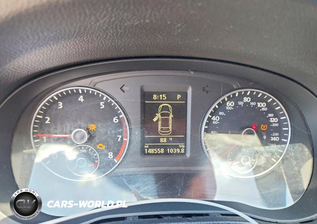 2014 Volkswagen Passat Se VIN:1VWBT7A32EC047826 - 9