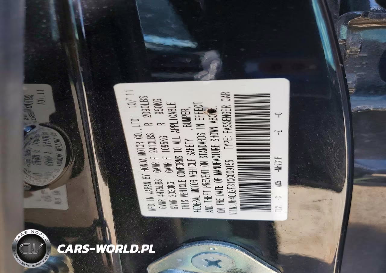2012 Acura Tsx Se VIN:JH4CU2F81CC009155 - 12