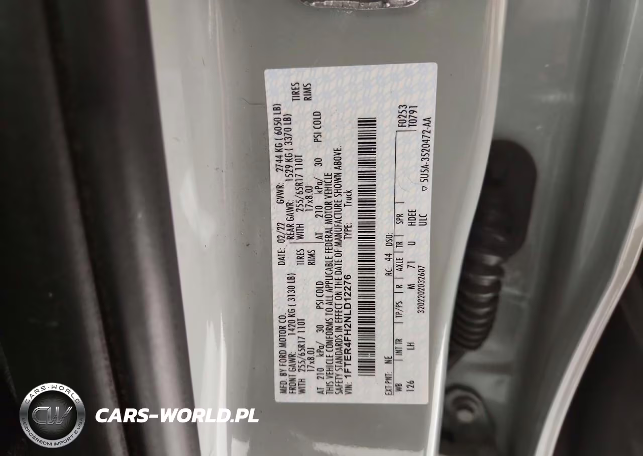 2022 Ford Ranger Xl VIN:1FTER4FH2NLD12276 - 13