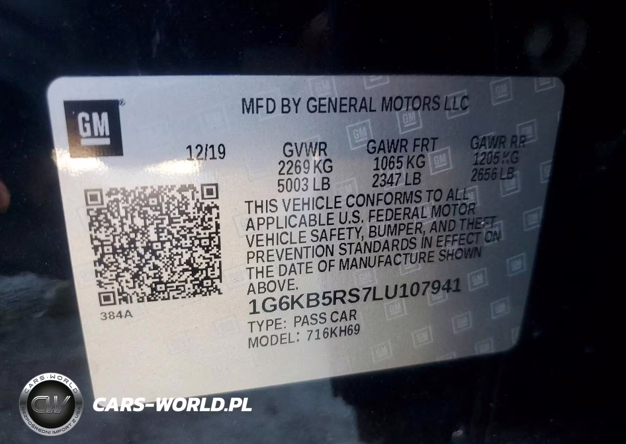 2020 Cadillac Ct6 Luxury VIN:1G6KB5RS7LU107941 - 12