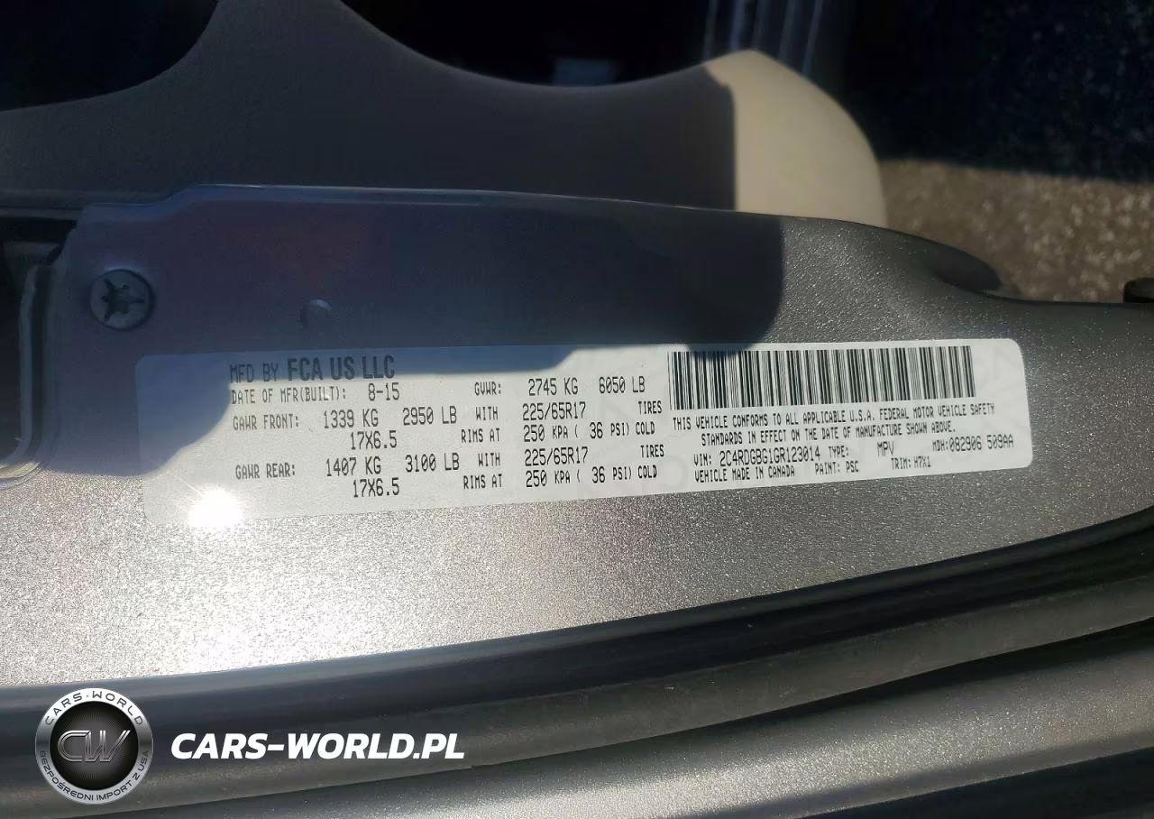 2016 Dodge Grand Caravan Se VIN:2C4RDGBG1GR123014 - 13
