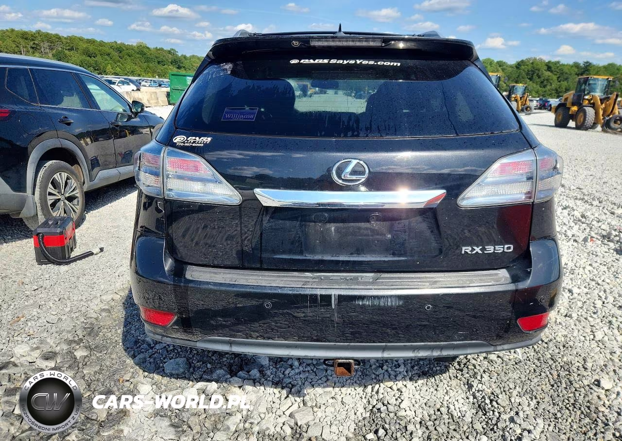 2012 Lexus Rx 350 VIN:2T2BK1BA3CC152200 - 6