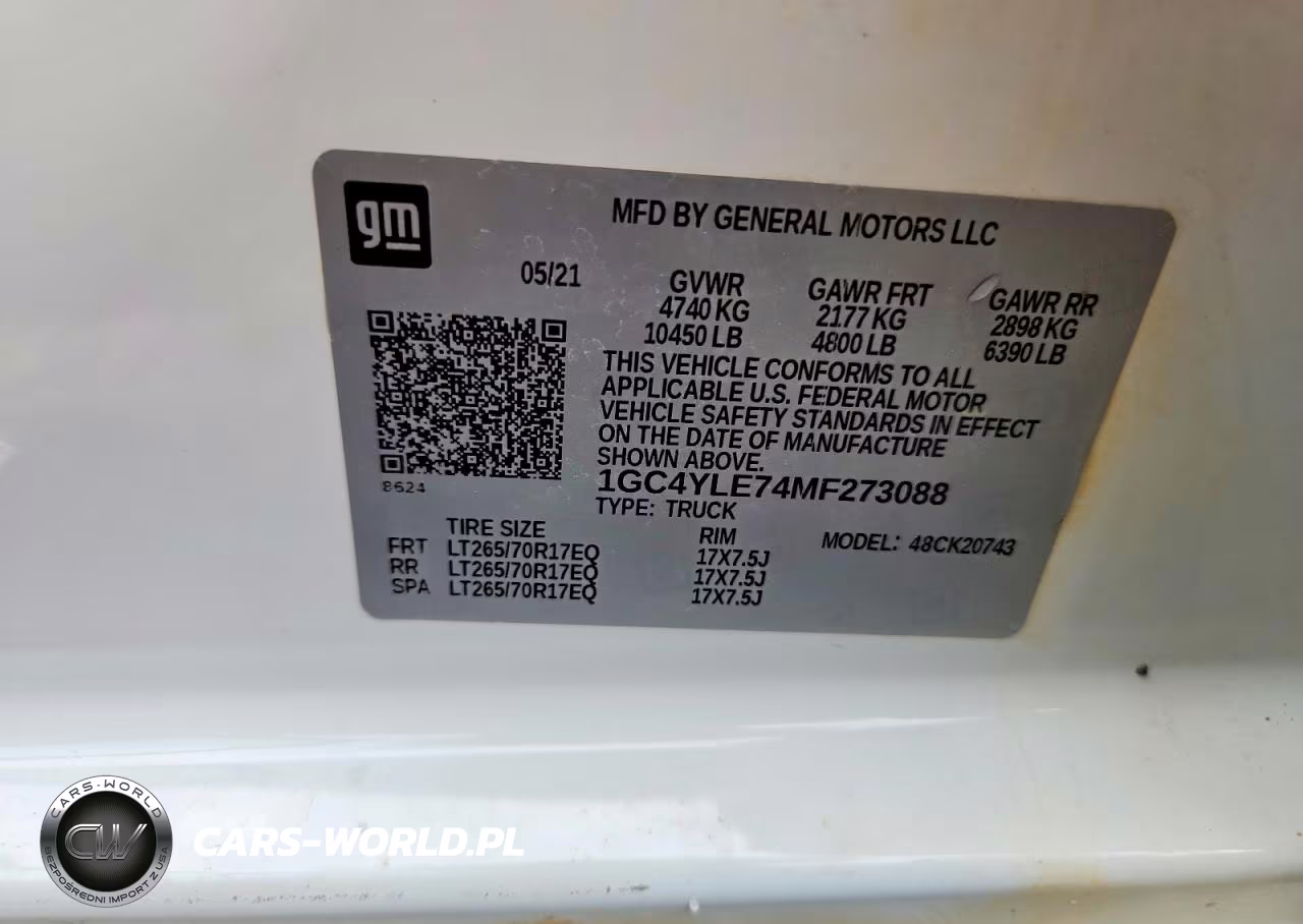 2021 Chevrolet Silverado K2500 Heavy Duty VIN:1GC4YLE74MF273088 - 12