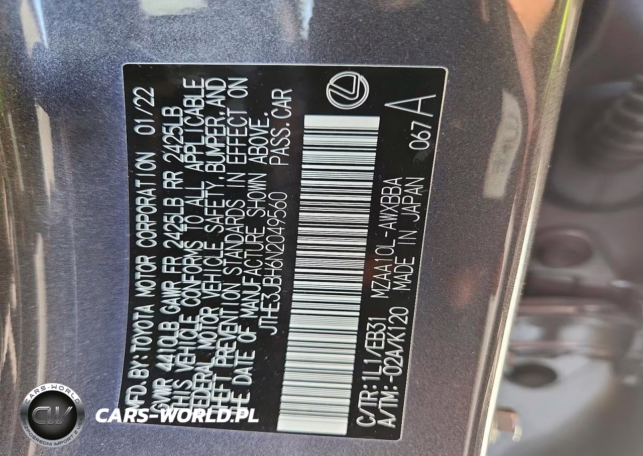 2022 Lexus Ux 200 F Sport VIN:JTHE3JBH6N2049560 - 13