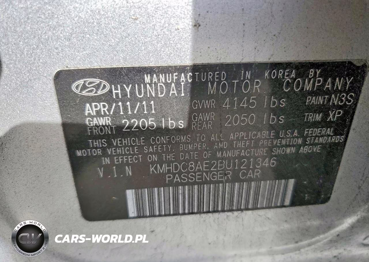 2011 Hyundai Elantra Touring Gls VIN:KMHDC8AE2BU121346 - 12