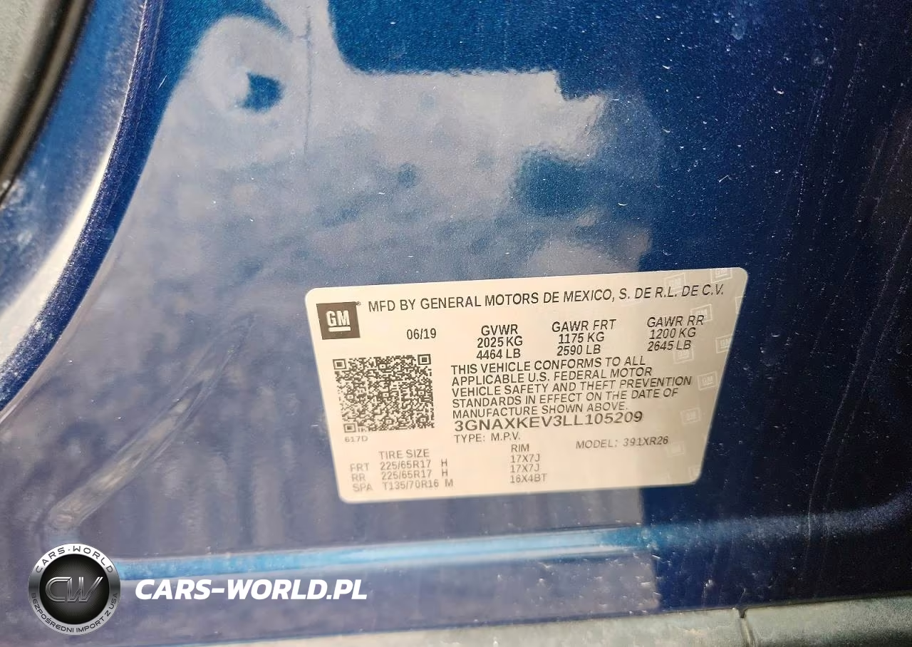 2020 Chevrolet Equinox Lt VIN:3GNAXKEV3LL105209 - 13