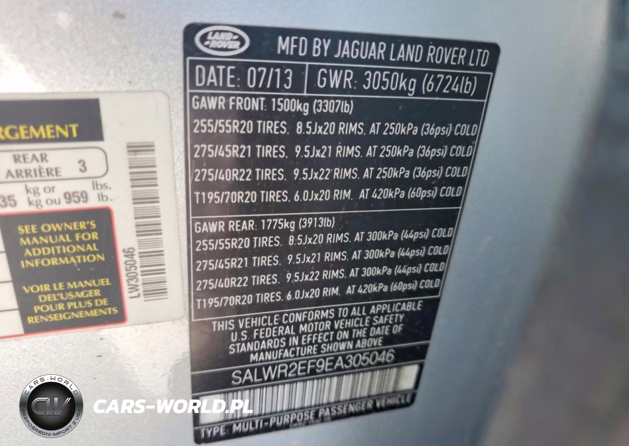 2014 Land Rover Range Rover Sport Sc VIN:SALWR2EF9EA305046 - 13