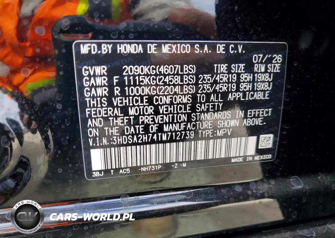 2026 Acura Adx A-Spec Advance VIN:3HDSA2H74TM712739 - 12