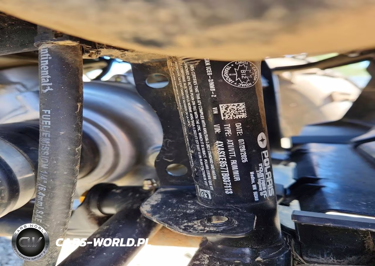 2026 Polaris Sportsman 850 Atv VIN:4XASXE857TB037113 - 10