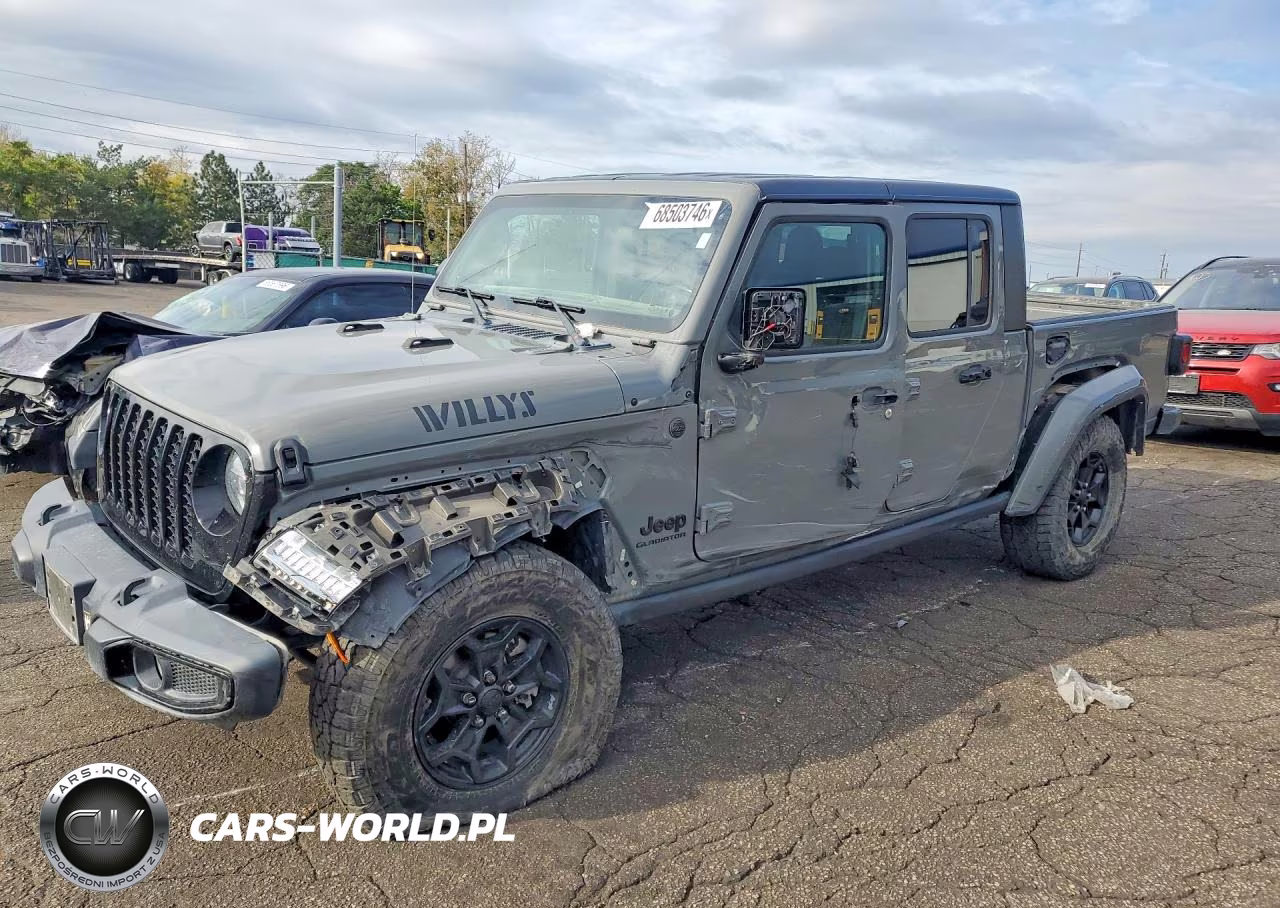 2022 Jeep Gladiator Sport VIN:1C6HJTAG3NL159363 - 1