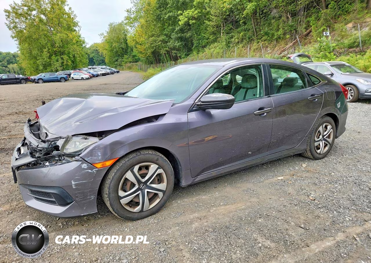 2017 Honda Civic Lx VIN:19XFC2F56HE224196 - 1