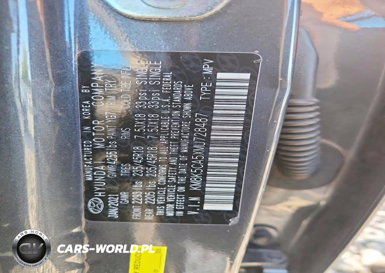 2021 Hyundai Kona Ultimate VIN:KM8K5CA5XMU728487 - 13