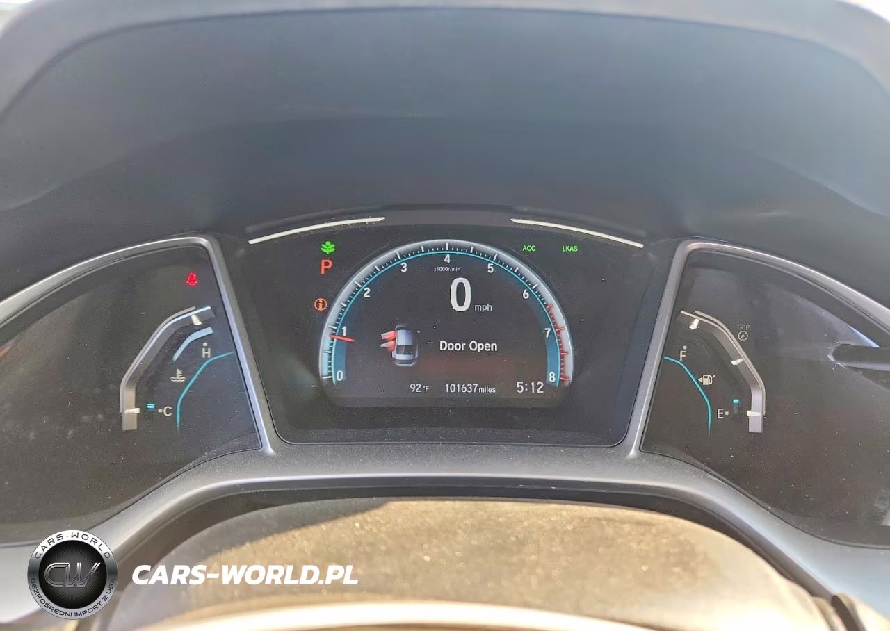 2019 Honda Civic Ex VIN:19XFC1F33KE214001 - 9