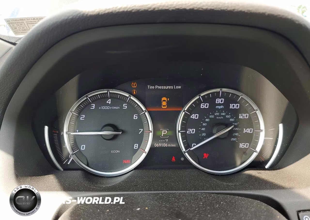 2020 Acura Tlx VIN:19UUB2F37LA000019 - 9