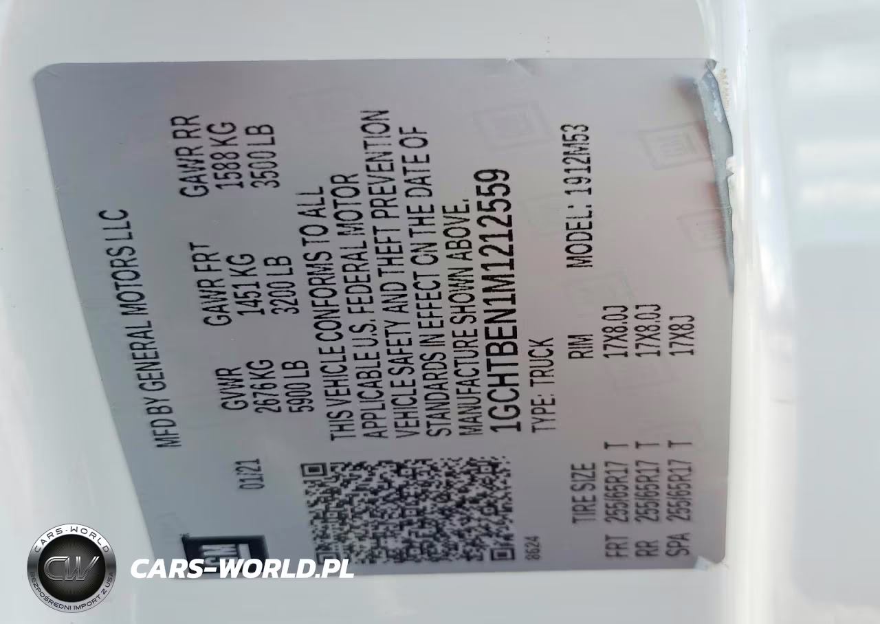 2021 Chevrolet Colorado VIN:1GCHTBEN1M1212559 - 12