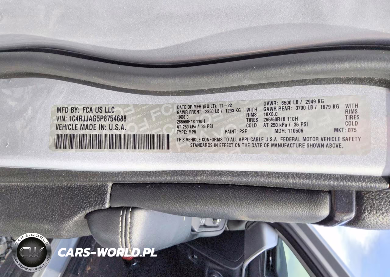 2023 Jeep Grand Cherokee L Laredo VIN:1C4RJJAG5P8754688 - 13
