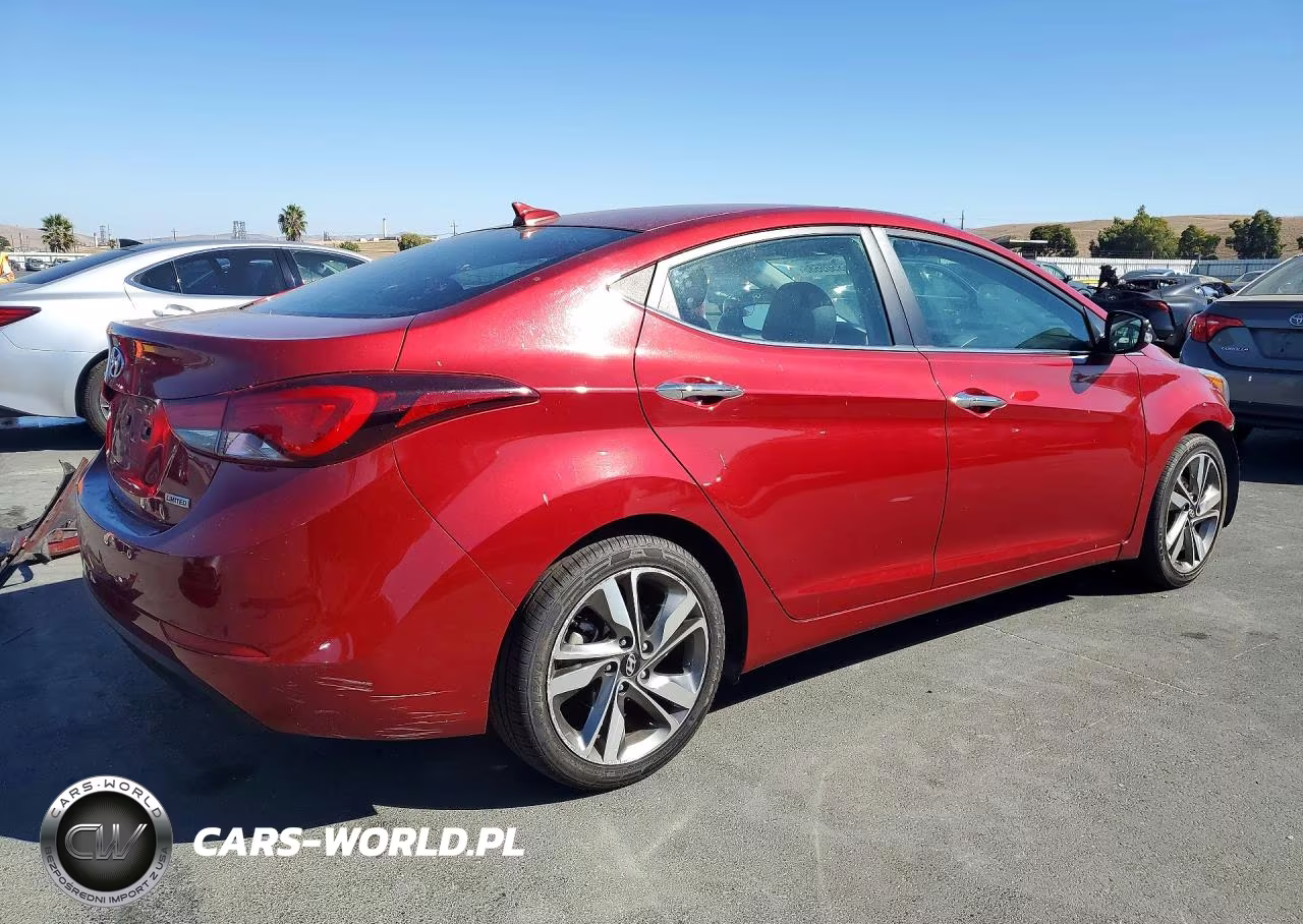 2014 Hyundai Elantra Limited VIN:5NPDH4AE7EH537888 - 3