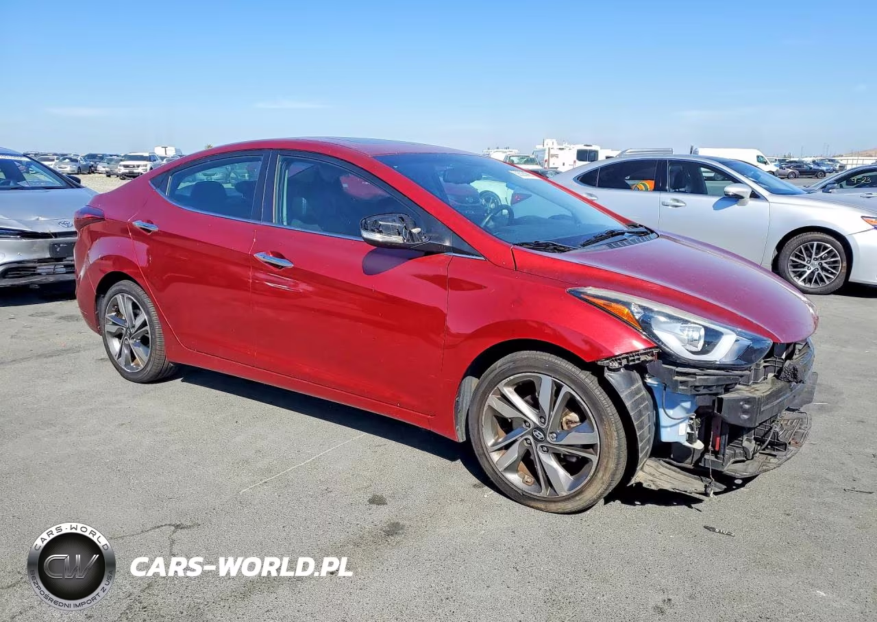 2014 Hyundai Elantra Limited VIN:5NPDH4AE7EH537888 - 4