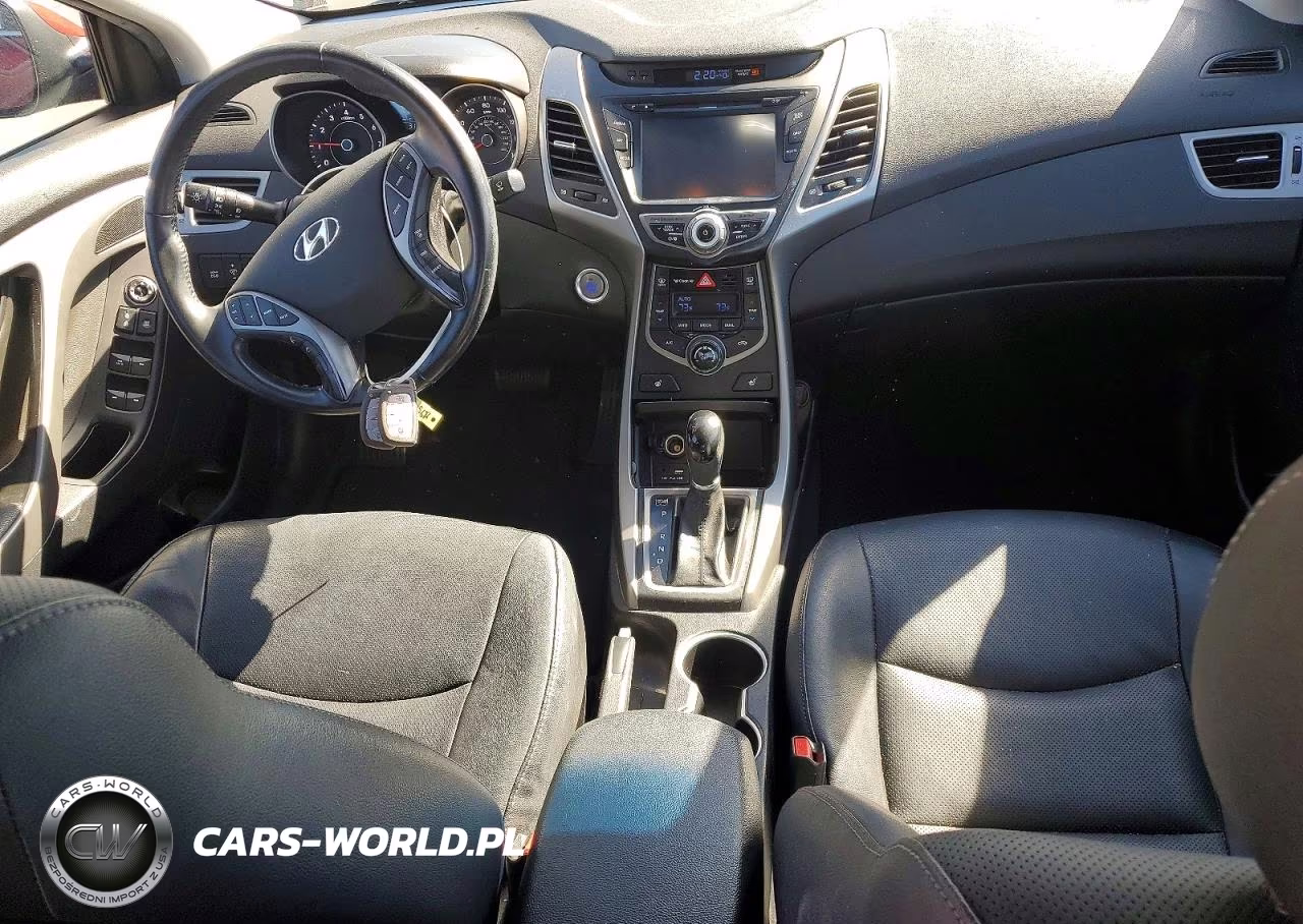 2014 Hyundai Elantra Limited VIN:5NPDH4AE7EH537888 - 8