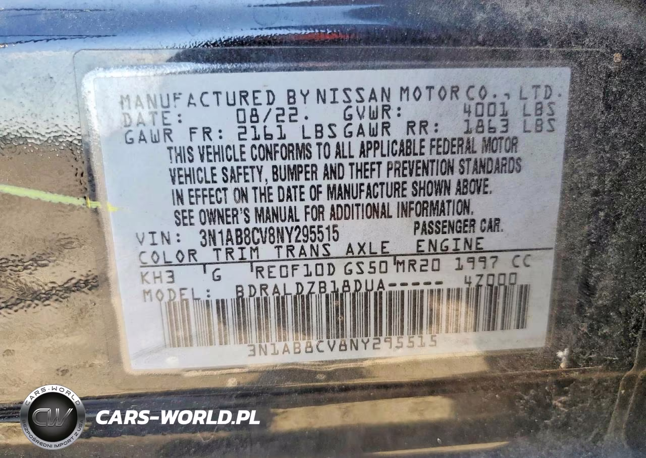 2022 Nissan Sentra Sv VIN:3N1AB8CV8NY295515 - 12