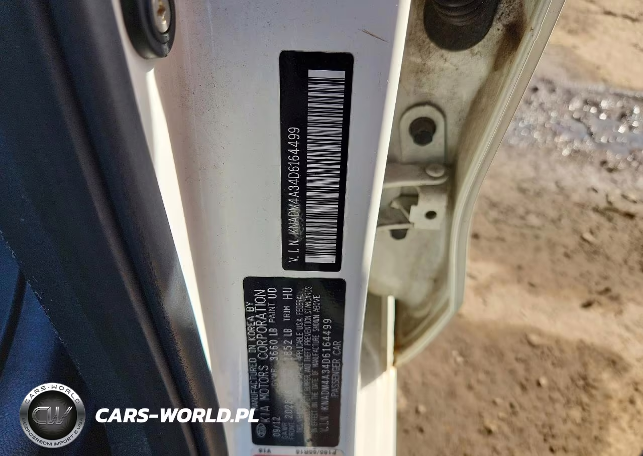 2013 Kia Rio Lx VIN:KNADM4A34D6164499 - 13