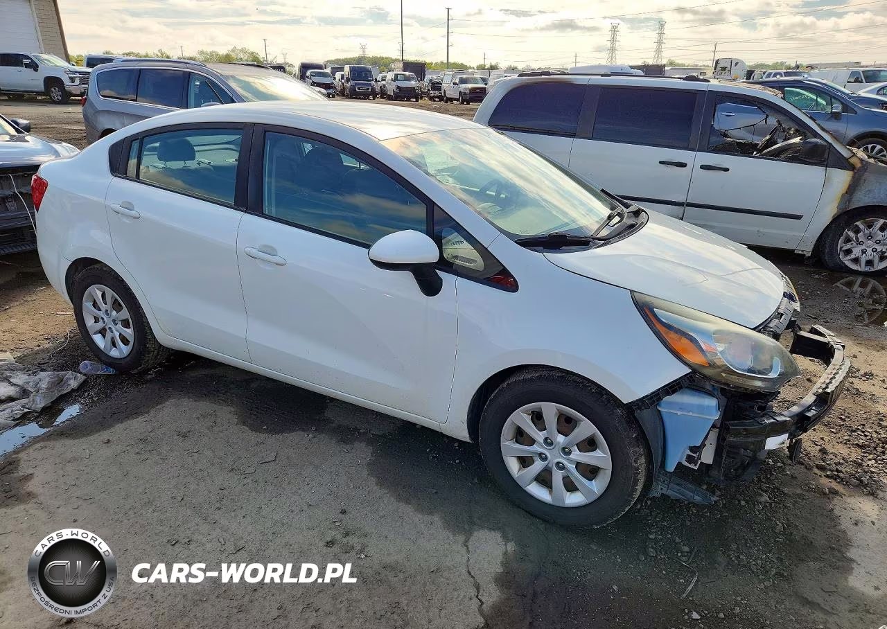 2013 Kia Rio Lx VIN:KNADM4A34D6164499 - 4