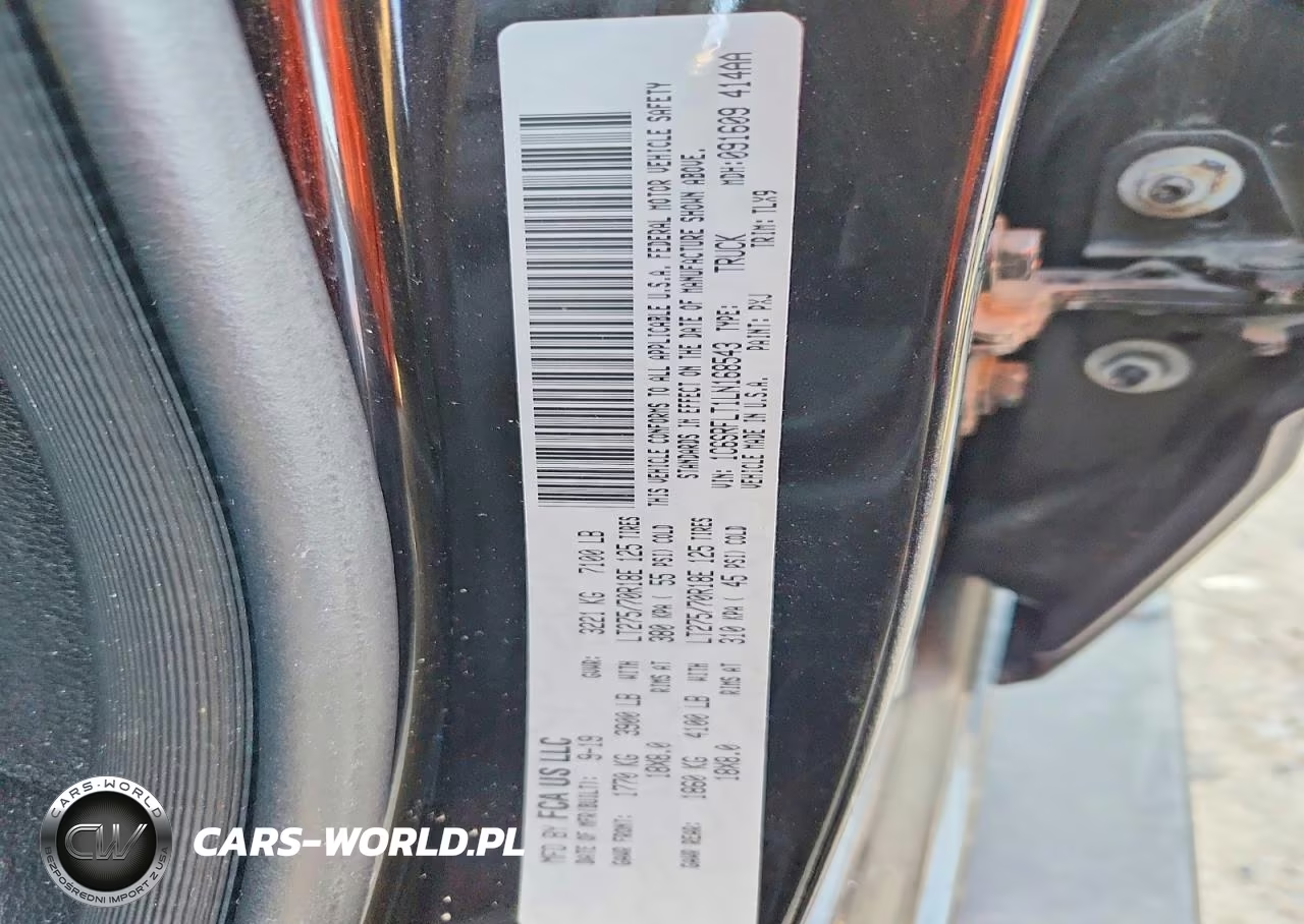 2020 Ram 1500 Rebel VIN:1C6SRFLT1LN168543 - 12