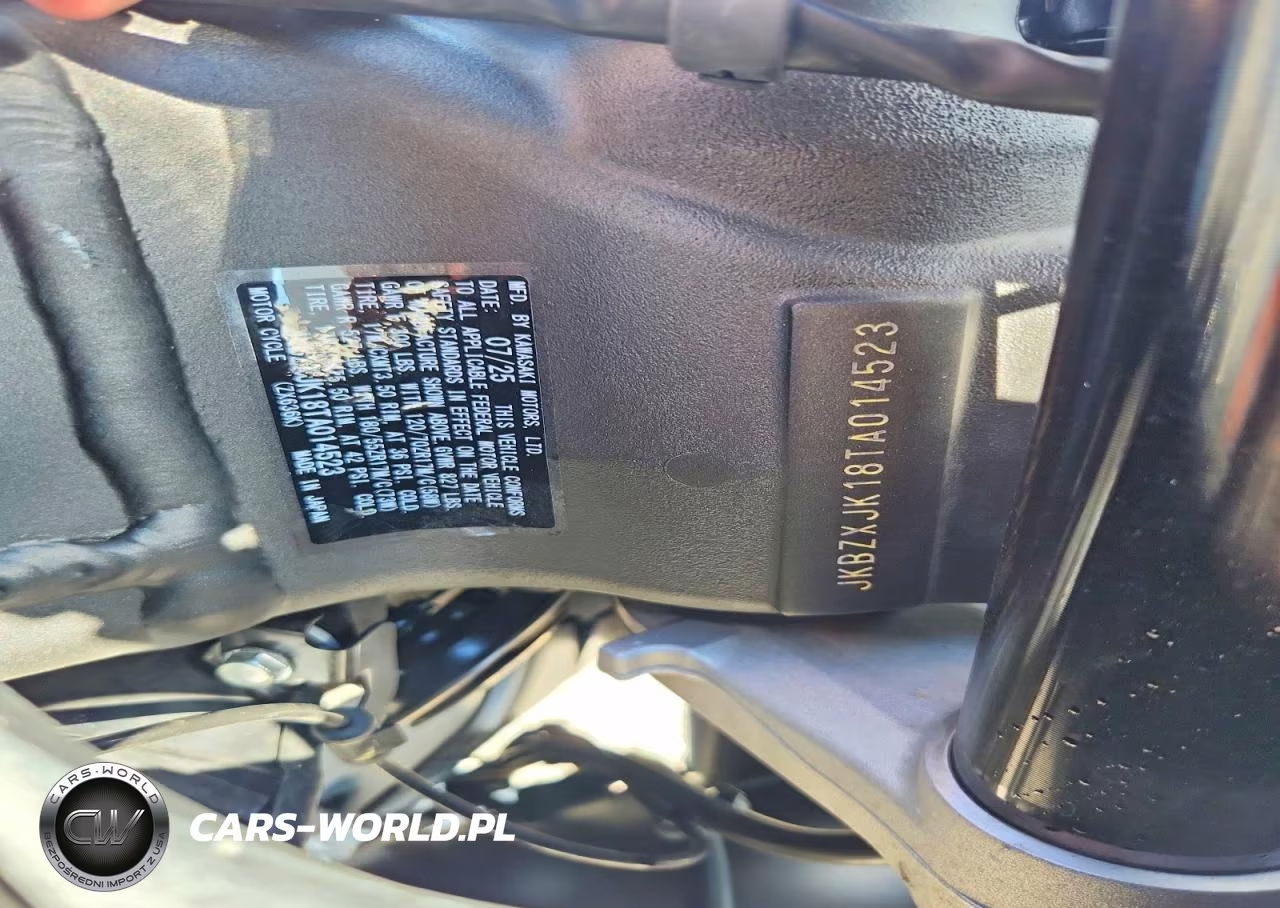 2026 Kawasaki Zx636 K VIN:JKBZXJK18TA014523 - 8