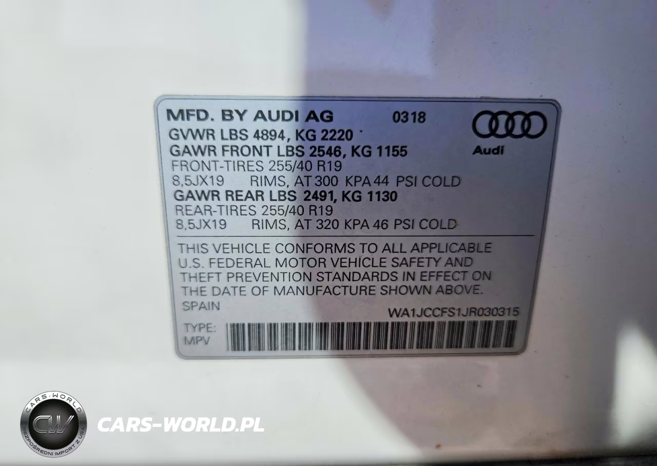 2018 Audi Q3 Premium Plus VIN:WA1JCCFS1JR030315 - 14