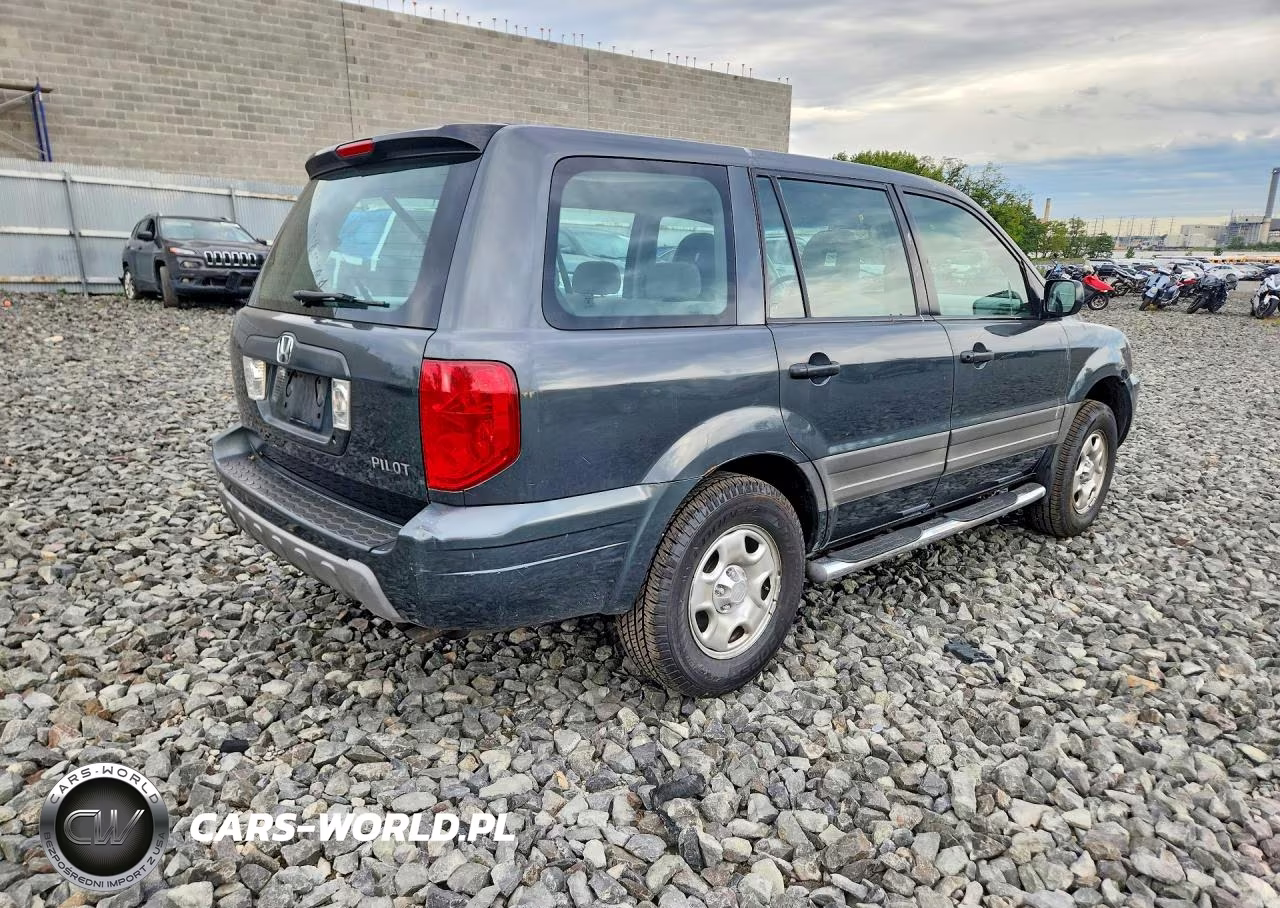 2004 Honda Pilot Lx VIN:2HKYF18174H549580 - 3