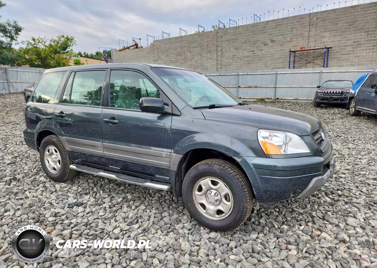 2004 Honda Pilot Lx VIN:2HKYF18174H549580 - 4