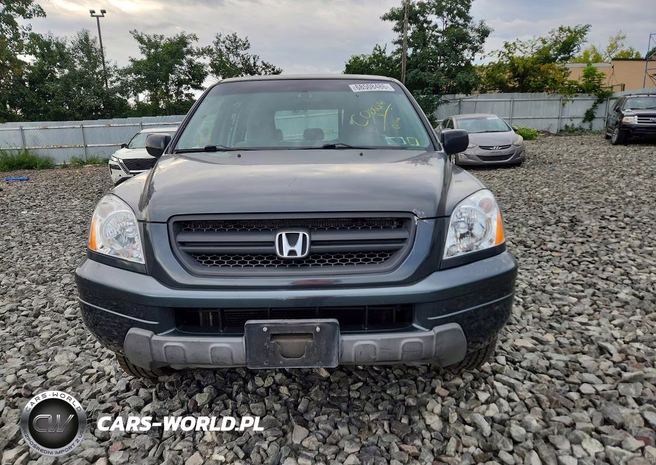 2004 Honda Pilot Lx VIN:2HKYF18174H549580 - 5