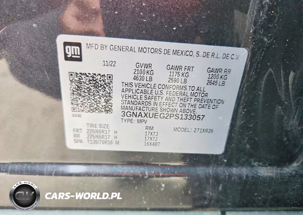 2023 Chevrolet Equinox Lt VIN:3GNAXUEG2PS133057 - 13