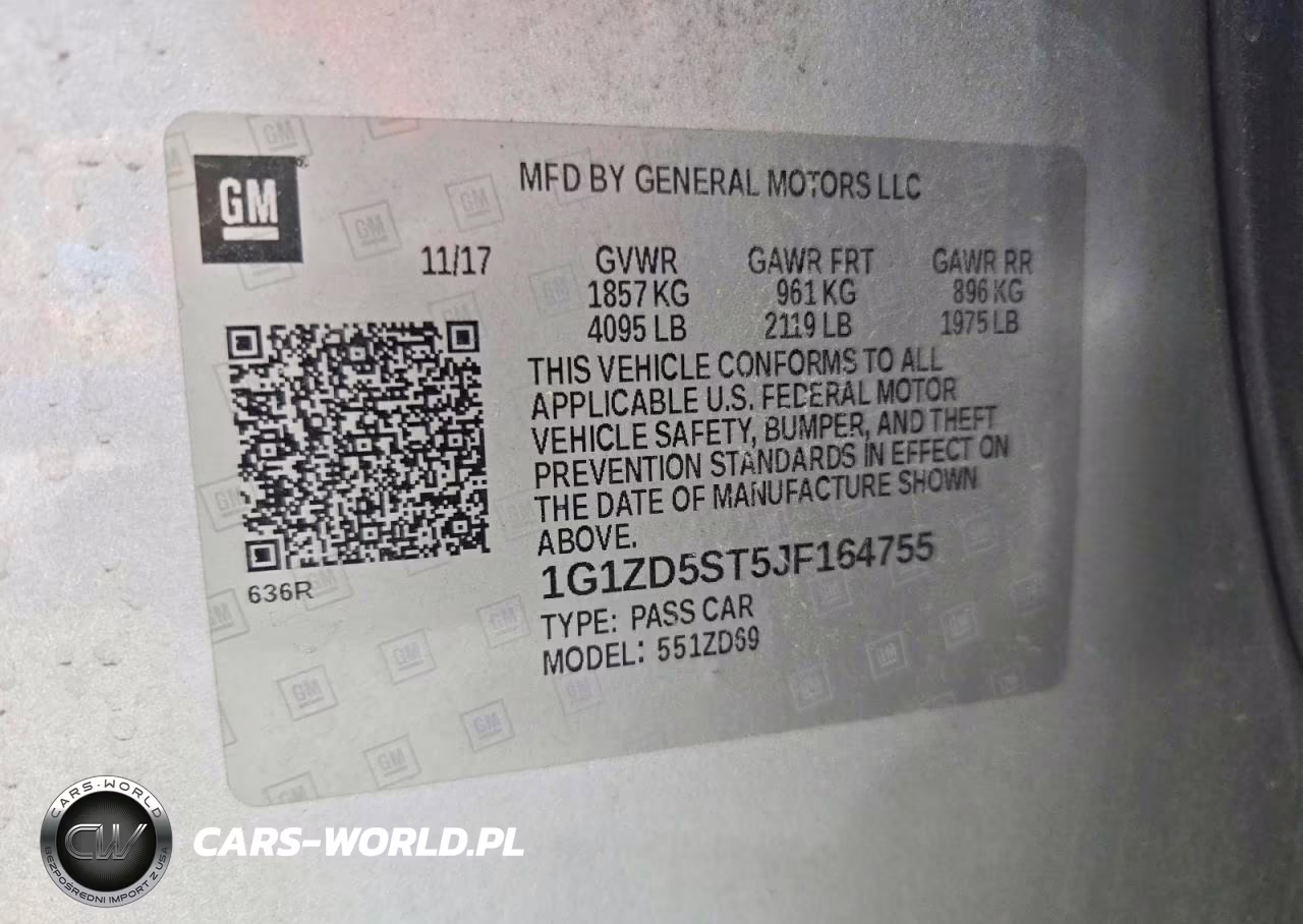 2018 Chevrolet Malibu Lt VIN:1G1ZD5ST5JF164755 - 12